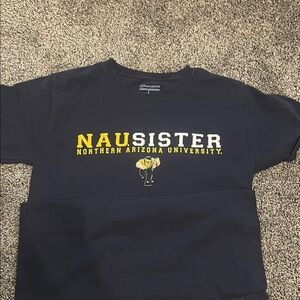 Champion Blue and Yellow Short Sleeve Tee